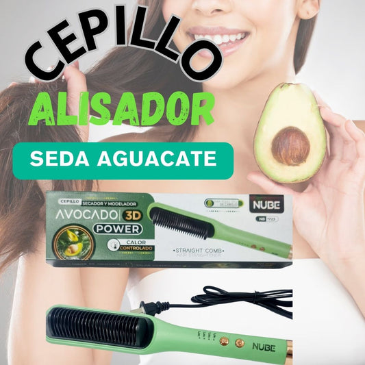 Cepillo Alisador Electrico 2 en 1